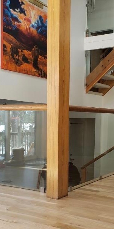 Stair Glass Railing I