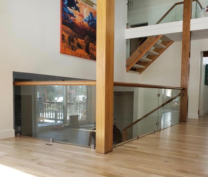 Stair Glass Railing I